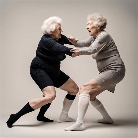 MATURE FIGHTING LADIES .